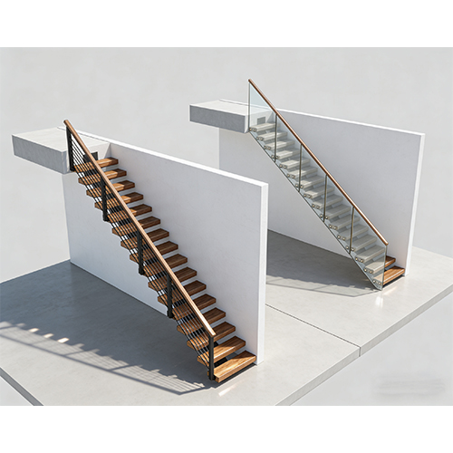 Cable railing vs glass railing for staircase