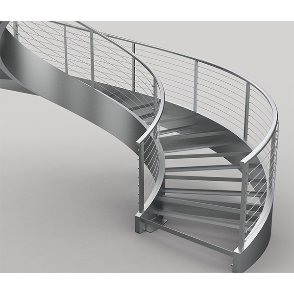 Custom stainless steel staircase in FL
