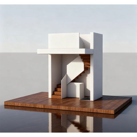 Latest u shaped stairs design