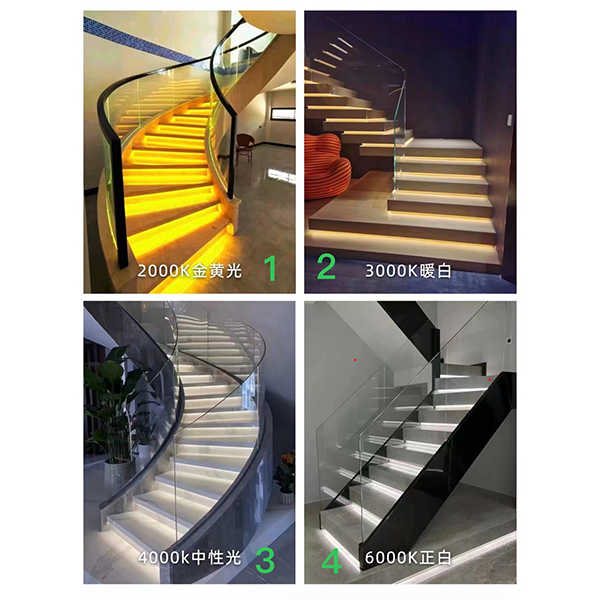 Staircase LED color