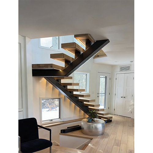 custom residential staircase project in New York