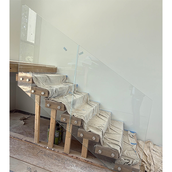 Apex floating staircase manufactured for Apex project